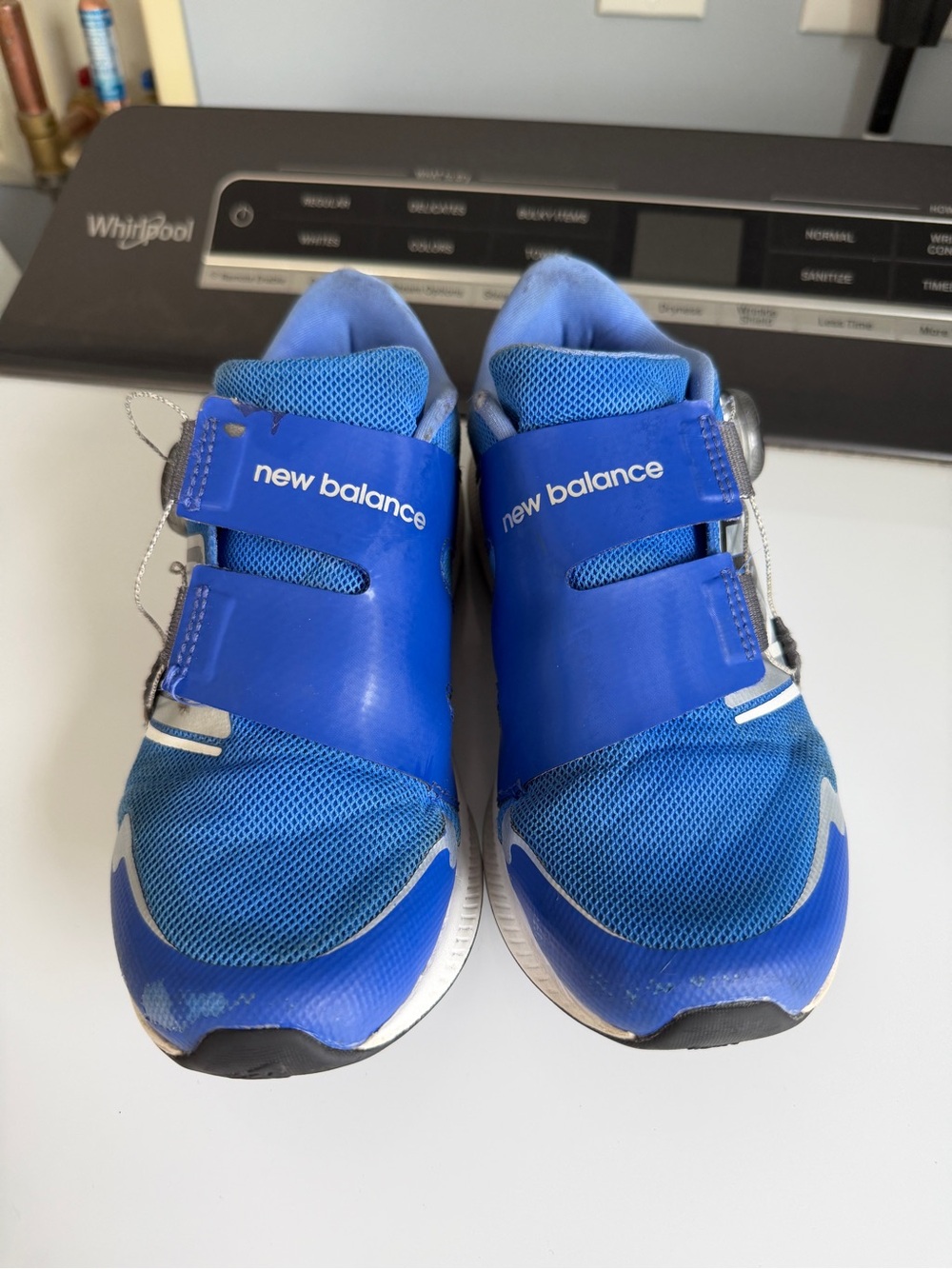 New Balance Kids Royal Blue Mesh Sneakers with White Accents